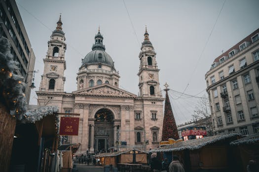 Budapest Christmas market in winter - a magical time to visit the city