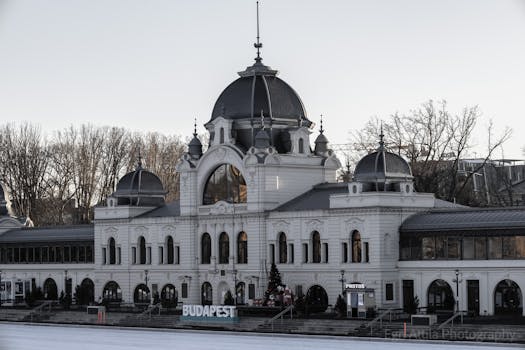 Budapest City Park area — home to thermal baths and family-friendly recreation