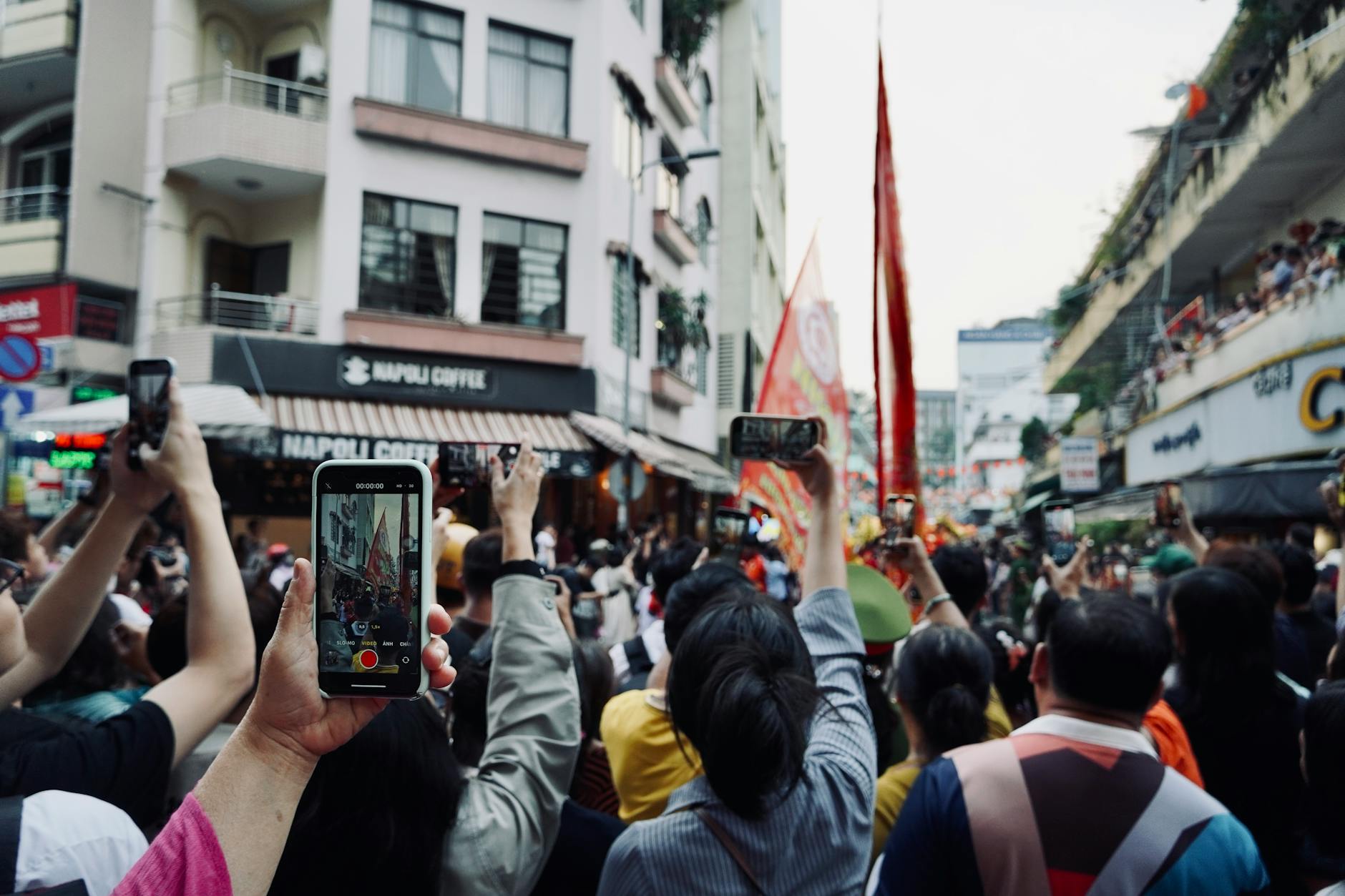 Budapest festivals celebration with crowds along the Danube
