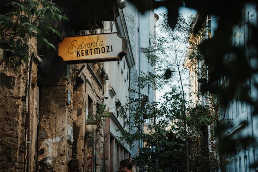 Budapest Jewish Quarter - the best area to stay for nightlife and ruin bars