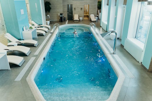 Serene thermal pool experience at Budapest thermal baths like Veli Bej