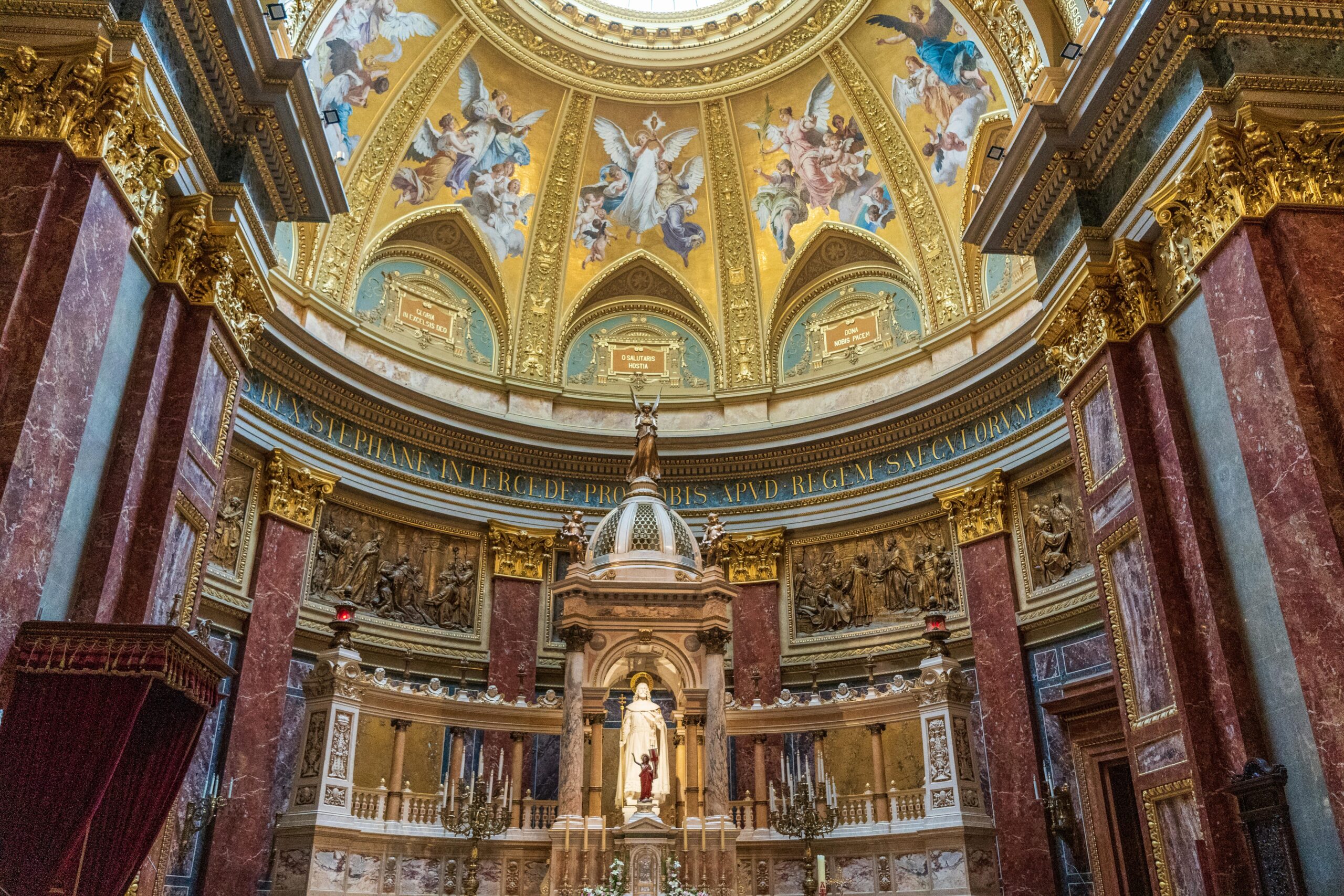 Baroque facade — characteristic of inner-city Budapest churches