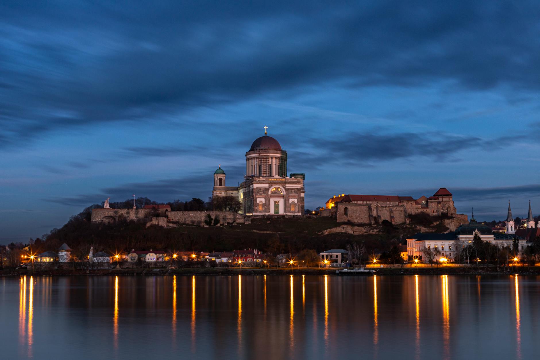 Esztergom Basilica rising above the Danube, a highlight of day trips from Budapest along the Danube Bend