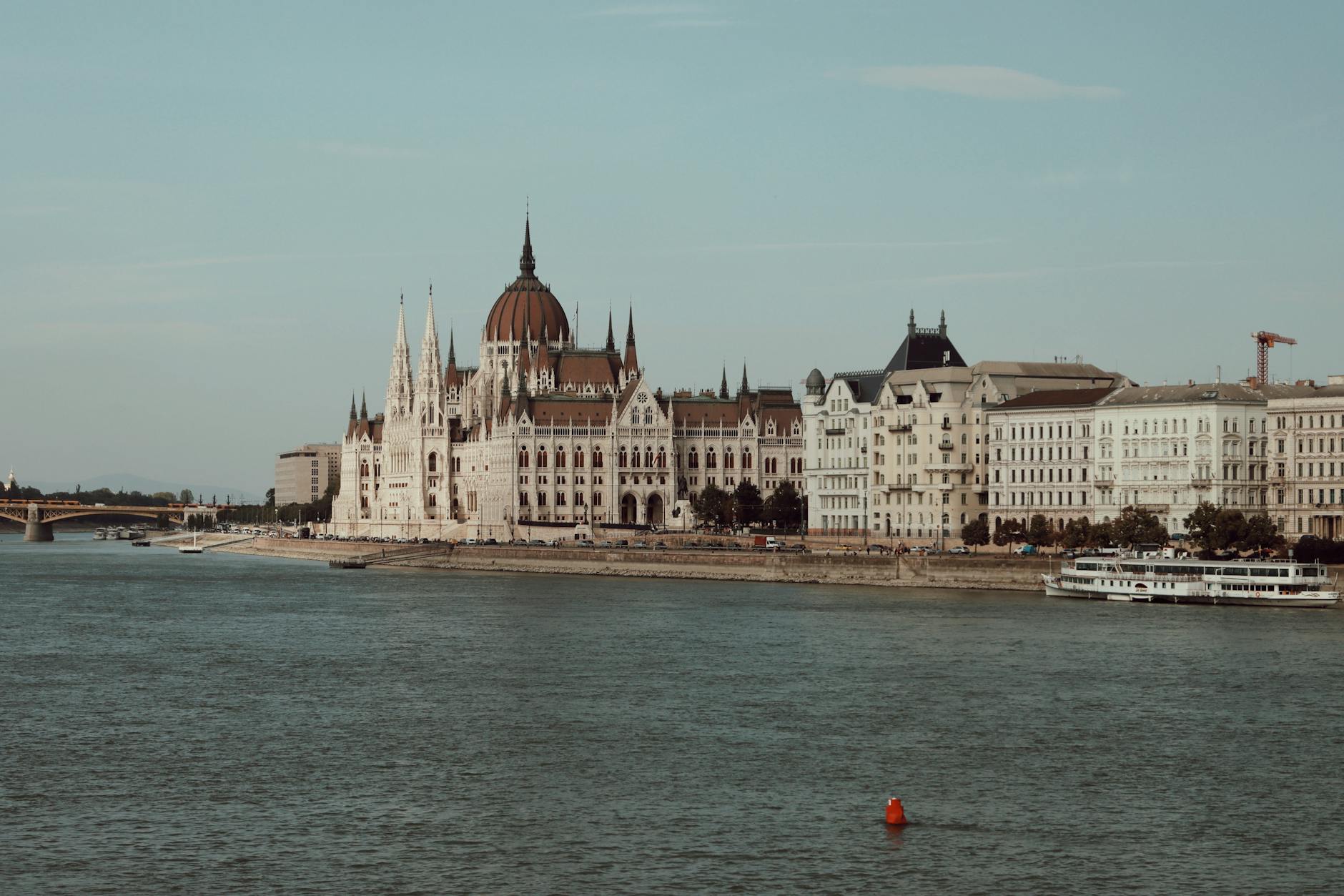 Hungarian Parliament Building on the Danube, iconic symbol of Budapest history