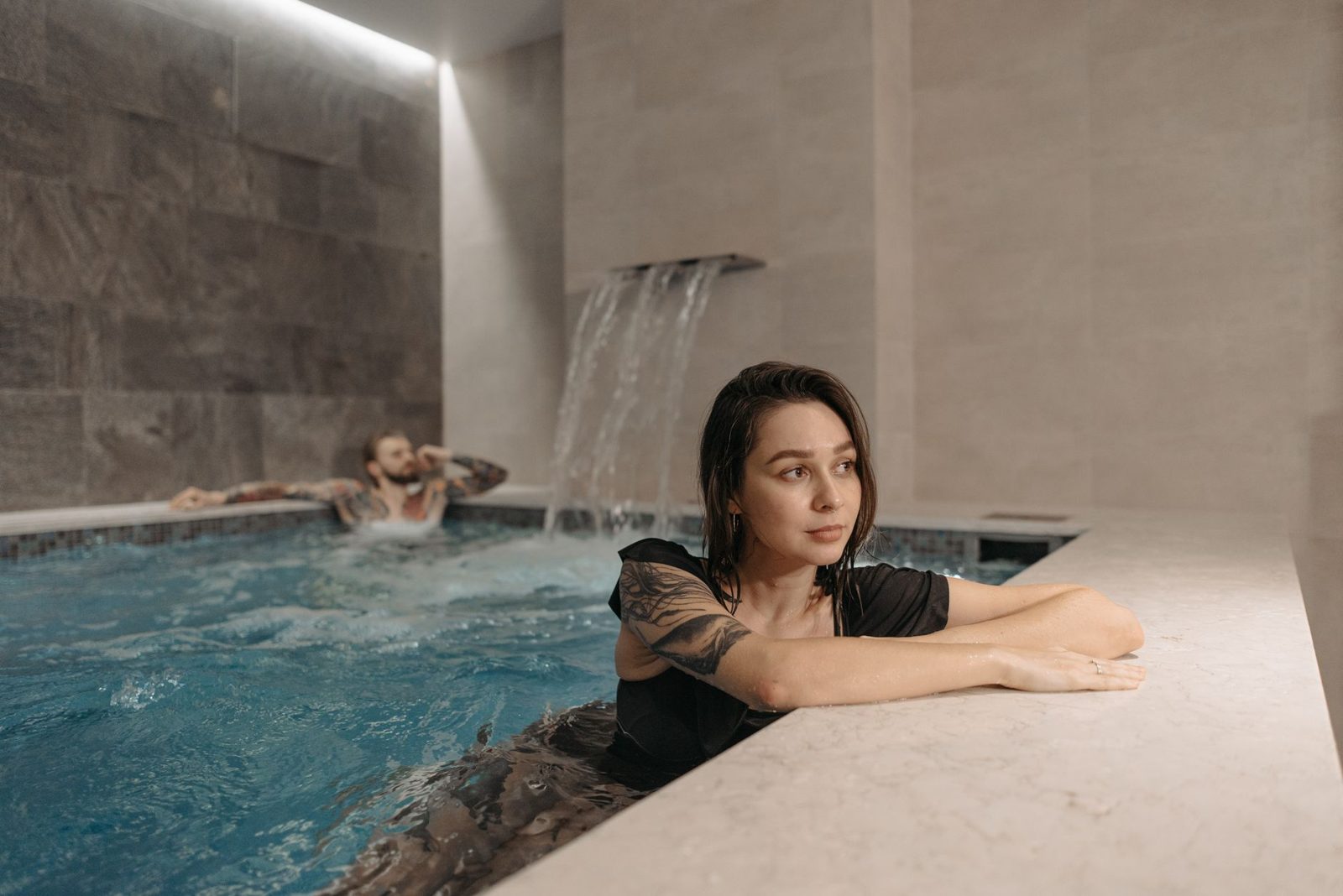 A quiet thermal pool in our Budapest bath comparison