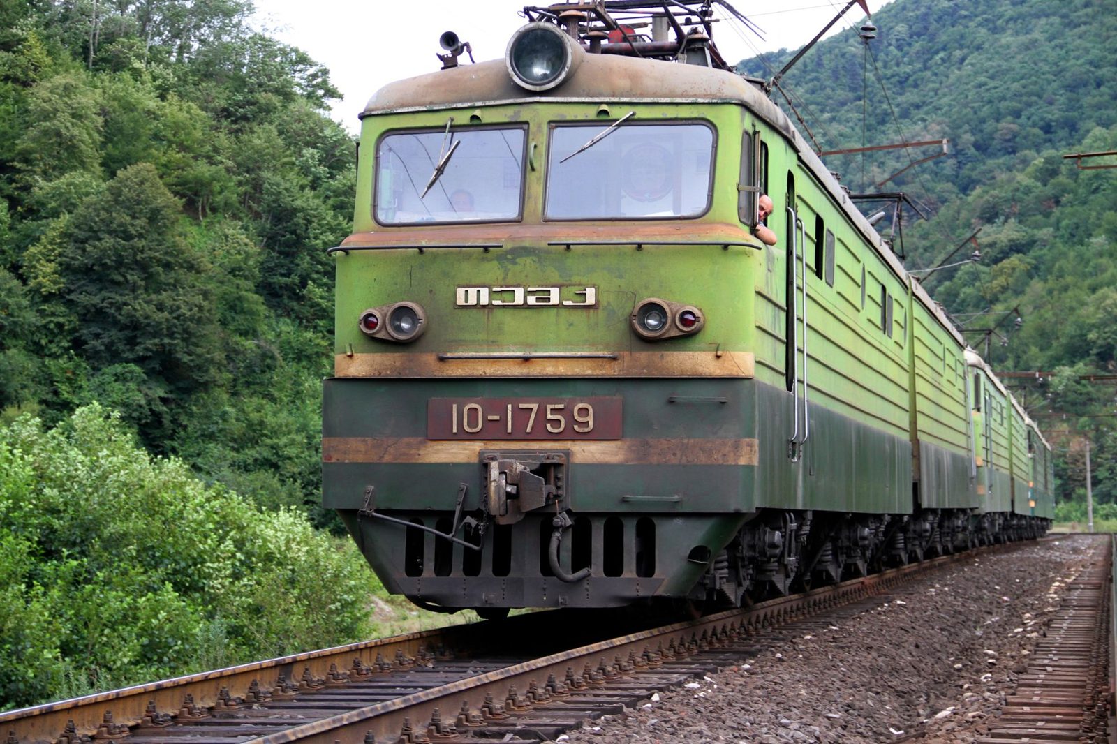 The Children's Railway winding through the Buda Hills