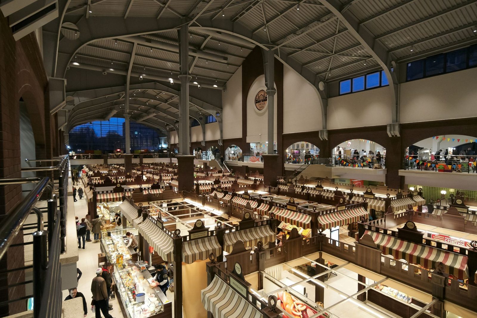 Stalls at the Great Market Hall, a food-tour highlight