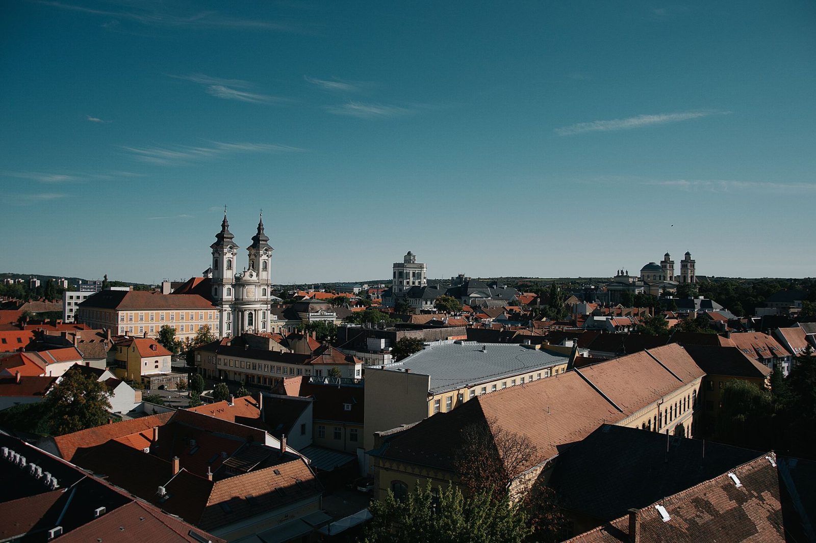 Baroque Dobó Square on an Eger day trip