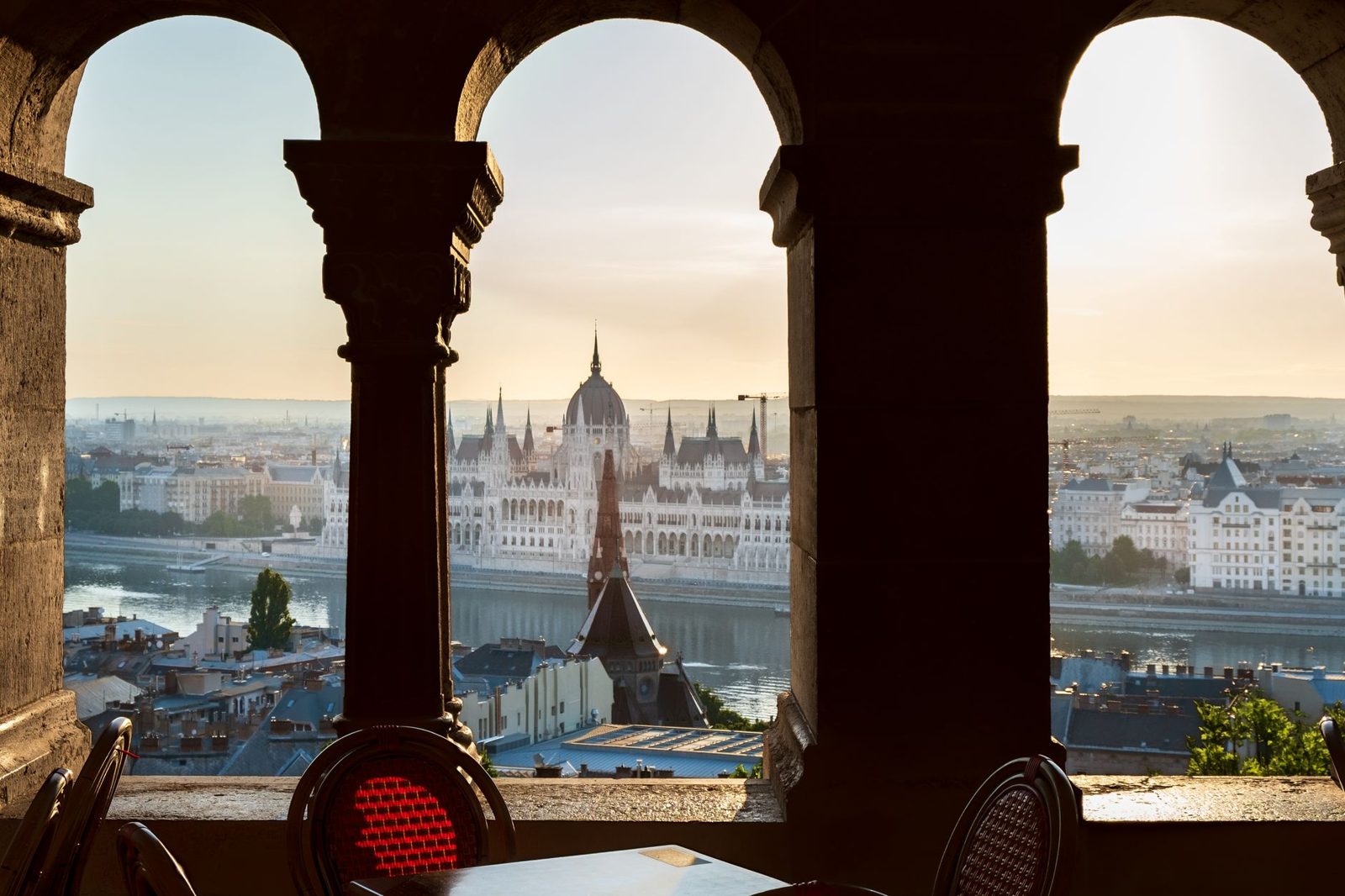 Fishermans Bastion at dawn, one of the best free things to do in Budapest