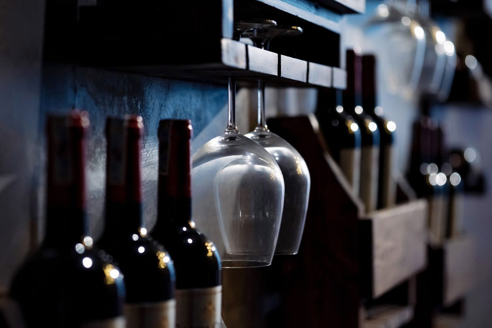 Tasting Hungarian wine at a Budapest wine bar